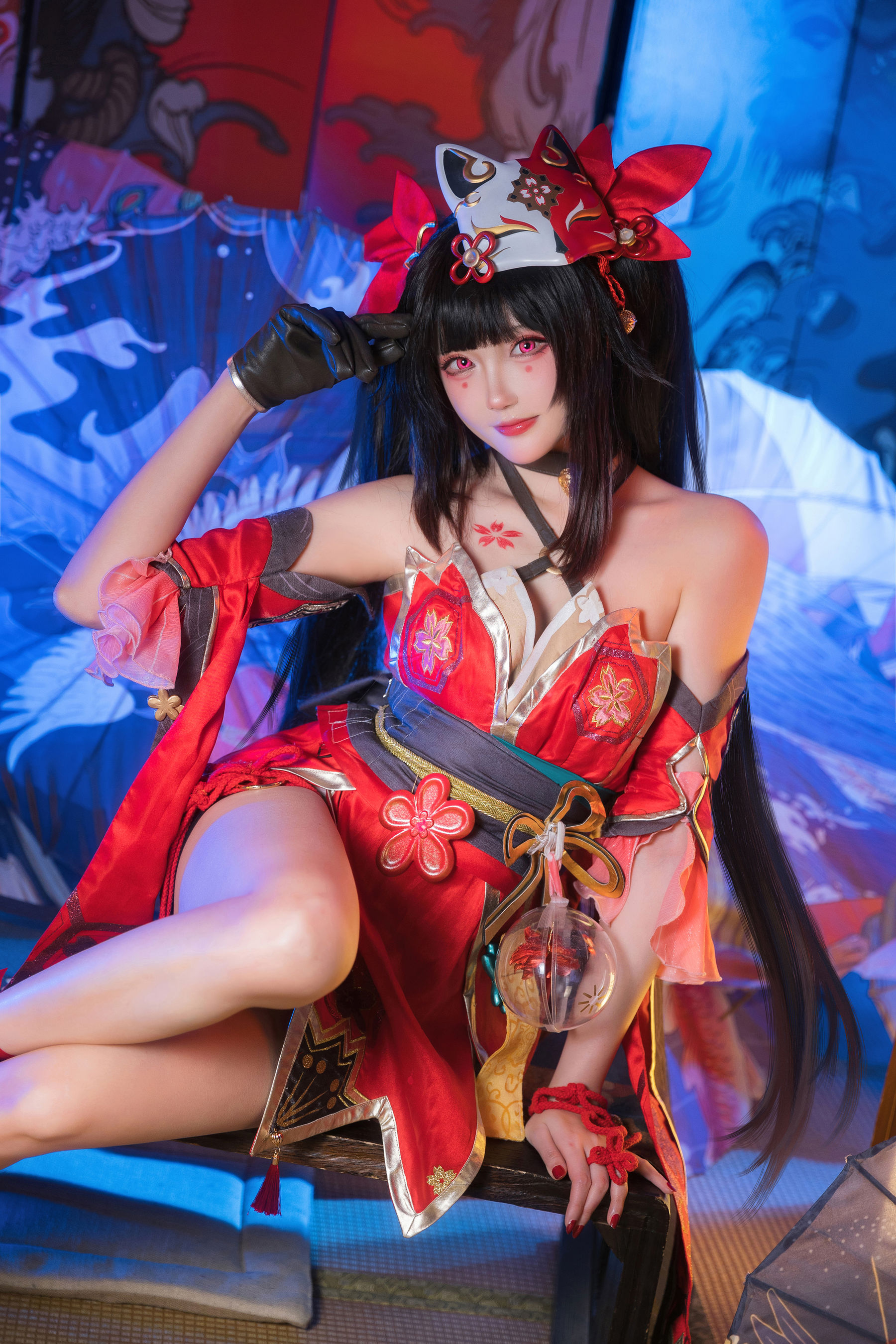 Coser 瓜希酱演绎崩坏星穹铁道花火的魅力瞬间
