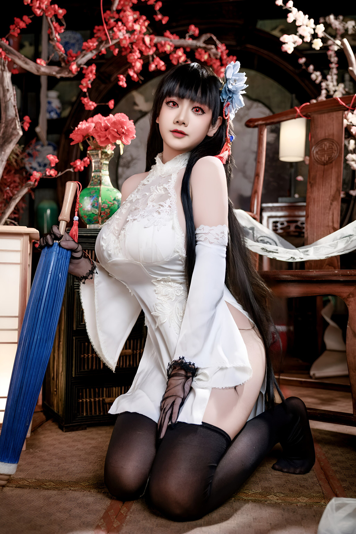 Cosplay 阿雪雪演绎碧蓝航线逸仙旗袍 Set.01 超惊艳 1 Cosplay 阿雪雪演绎碧蓝航线逸仙旗袍 Set.01 超惊艳